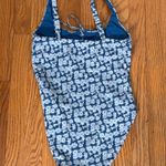 ANDIE Macao One PIece Swimsuit Blue denim Floral size S NWOT Photo 1