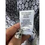 En Crême En Creme Beaded V Neck Long Bell Sleeve Bohemian Peasant Prairie Floral Blouse M Photo 7