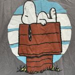 Peanuts Snoopy “Slacker” Gray 100% Cotton Crewneck T Photo 2