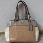 Coach Brooke Embossed Leather Satchel Shoulder/Crossbody Bag Vintage Photo 0