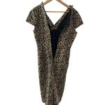 J.Crew J. Crew Leopard Print V-Neck Cap Sleeve Shift Dress Size 8 Photo 6