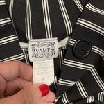 Vamp VTG Women's Super High Rise Pants Black/White Stripe Wide Leg Size MED Black Photo 5