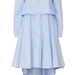 Emporio Armani  Blue Layered Swing Dress Photo 1