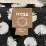 Hugo Boss 💙💖 Responsible Collection Daflori Balloon Sleeve Midi Spotted Dress Photo 6