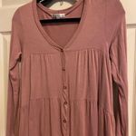 Moa Moa  Long Sleeve Button up top Photo 1