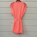Victoria's Secret Victoria’s Secret Lightweight Satin Robe Coral and Lace Small Photo 9