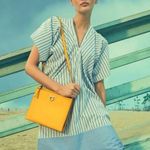 Salvatore Ferragamo 21L013 Trifolio Gancini Logo Leather Crossbody Shoulder Bag Photo 1