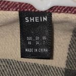 SheIn Women's marion navy and White Plaid cropped Utility Jacket Xs fits like sm Photo 5