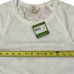 Kate Spade white floral mesh long sleeve top size XS casual workout pullover Photo 5