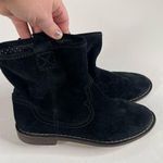 Clarks Somerset Cabaret Black Suede Ankle Booties Size 9.5 Photo 0