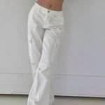 Princess Polly White Cargo Pants Photo 2
