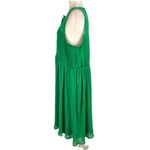 Torrid  GREEN CHIFFON SMOCK FRONT TANK SLEVELESS DRESS SIZE 3 USA 3X Photo 7