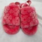 UGG  Fluff Yeah Poppy Slide Slippers Strawberry Sorbet Photo 6