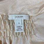 J.Crew  100% Silk Tan Sleeveless Tie Neck Blouse Top 4 Photo 4