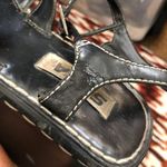 2000s Y2K Destroyer Emo Goth Subversive Chunky Lug Sole Platform Wedges Heels Strappy Open Sandals Black #Whimsygoth Size 7 Photo 5