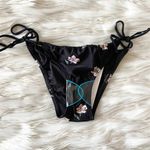 PacSun Princess Polly MinkPink Black Floral Drawstring Bikini Bottom Sz XS Photo 10