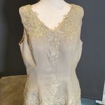 Women’s Gray Chiffon Dress Zip Back Party Mother of the Bride Size 10 **READ Gray Photo 1