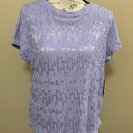 Vera Wang Simply Purple Jacquard Top Photo 1