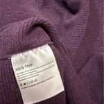 Lululemon  Women Ribbed Knit Boxy Cotton-Blend Mock Neck Sweater Purple Size XS/S Photo 3