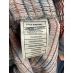 BB Dakota  Peasant Dress Women's XS Orange Shirred Puff Sleeve Square Neck B63 Photo 3