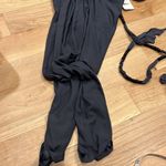 Free People Gray Angelica Beaded Belted Silky Jumpsuit Romper Pantsuit Photo 4