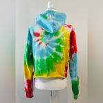 Ed Hardy Women’s  Skull Rose Tie Dye French Terry Cropped Hoodie Size M Photo 5