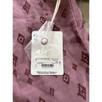 a.n.a NEW . Free Geo Rose Aztec Print Keyhole Back Puff 3/4 Sleeve Blouse S Photo 6