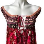 Free People NWT Bali Mariposa Babydoll Dress In Strawberry Combo, Sz XS Photo 11