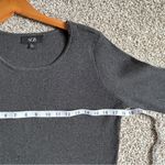 NWT AGB Grey Long Sleeve Sweater Dress Zipper Pockets Winter Large Comfy Gray Photo 6