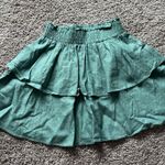 Princess Polly NWOT Women's  Greta Mini Skirt in Green size 4 Photo 1