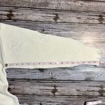 525 America  Distressed Shaker V neck Shaker Sweater in Chalk Photo 7