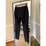 Lands' End Land’s End‎ Black Trouser Mid Rise Slim Leg Dress Pants Size 2 Photo 1