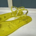 Katy Perry Women's The Geli Flat Yellow Jelly Sandal Rainbow Pride Women's Sz 9 Photo 3