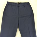 Talbots  Cambridge Pant Navy Blue Flat Front Stretch Women Size 8 Office Corpcore Photo 2