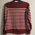 Liz Claiborne  Red and Pink Striped Sweater Photo 4