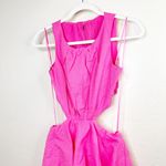 Mable NWOT Barbie Pink Trend Setter Sleeveless Cutout Tiered Maxi Dress Small Photo 2