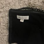 Rhinestone Fringe Tube Top Black Size M Photo 2