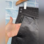 ALEXANDER WANG x H&M Genuine Leather Tearaway Jogger Pants size 6 Black Photo 5