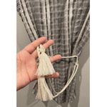 Aerie Button Down Belt Short Sleeve Striped Mini Dress Photo 2