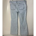 No Boundaries  Jeans Women's 14 Blue Porkchop Flare Pants Light Wash Y2K Western Photo 2