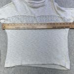 ZARA  Trafaluc Cream Knit Lace Insert Long Sleeve Sweater Women Size M Photo 4