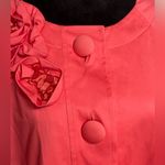 Madison Peacoat Short Style Blazer Jacket Watermelon Coral 3/4 Sleeve Sz L NEW Pink Size L Photo 2