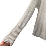 Eddie Bauer  Sleepwear Soft Terry Gray Mockneck Sweater Loungewear Top Size XS Photo 3