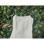 Vintage BYER TOO CALIFORNIA White Bridal Wedding Midi Dress Size Medium Photo 2