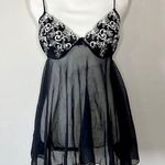 Goth Babydoll Slip Black Size L Photo 0
