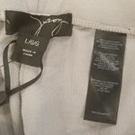 💕PEONY💕 Gray Hig Rise Leggings Faux Leather Panels L NWT Size L Photo 5