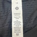 Lululemon  Cropped Muscle Tank Black Camo‎ Size 14 Photo 3