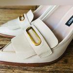 Nine West  Zoro Leather Tailored
Pumps in Ivory - Size 7.5 super clean shoes Photo 7