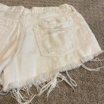 We The Free White Distressed Cut Off Denim Shorts 27 Photo 2