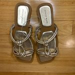 Azalea Wang Stetson Sandals in Gold Photo 1